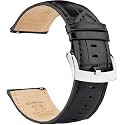 OTTOODY Alligator Grain Leather Watch Bands, Quick Release Top Grain Leather Watch Straps for Men &amp; Women - Choice of Color &amp; Width 18mm, 20mm, 21mm or 22mm, Wristband for Watch &amp; Smartwatch