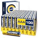 Allmax AAA Maximum Power Alkaline Batteries (100 Count) – 1.5V