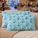 Allorry Christmas Pillow Covers 12x20 inch Set