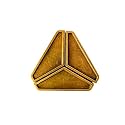 Alloy Metal Brain Teaser Puzzles, 3D IQ Testing Lock Puzzles, High Difficulty Mind Challenging Metal Puzzles for Adults &amp; Kids, Assorted Metal Puzzles Set (Triangle Lock)