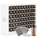 AllSpice Spice Rack Organizer, Wood, 525 Unique Labels, Countertop or Wall Mount, Includes 60 4oz Jars- Matte White