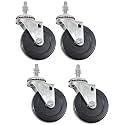 Allstar Performance ALL10162 3" Standard Duty Cradle Wheel Kit, (Pack of 4)