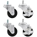 Allstar Performance ALL10165 3" Heavy Duty Cradle Locking Wheel Kit, (Pack of 4)