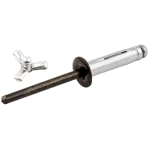 allstar performance all18082 black 3834 aluminum mandrel tri-fold rivet with small head set of 250