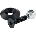 Allstar Performance (ALL18633-50) 1/4" Countersunk Bolt with 1" Washer, Black, Pack of 50