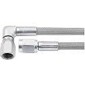 Allstar Performance ALL46302-10 10" #3 Braided Steel Lines With -3 Ends
