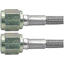 Allstar Performance ALL46310-18 18" #3 Braided Steel Lines With -4 Ends