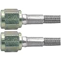 Allstar Performance ALL46310-24 24" #3 Braided Steel Lines With -4 Ends