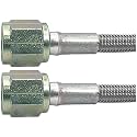 Allstar Performance ALL46310-48 48" #3 Braided Steel Lines With -4 Ends