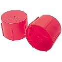Allstar Performance ALL50802 Red Plastic Fitting Cap for -4 AN and 7/16-20 Thread, (Pack of 20)