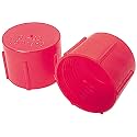 Allstar Performance ALL50805 Red Plastic Fitting Cap for -10AN and 7/8-14 Thread, (Pack of 10)