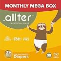 .allter Organic Bamboo Baby Diapers XL Size(13-18 kgs) |22 Count (Pack of 1)|Rash Free, Super Dry, Quick Absorb, Taped Style, Ultra Soft Diapers| Feet