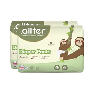 allter bamboo pant style baby diapers xl size16 kg 44 count pack of 2rash free super absorbent 3x softer wetness indicatorexplorer