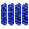 Car Reflective Stickers Night Visibility Warning Reflective Door Open Sign Tape Universal Adhesive for Auto 9.5 x 2.5cm (Blue) 4 pcs for Fiat Punto