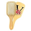 Allure Personalised Letter V Paddle Hair Brush (PHB-03-V)