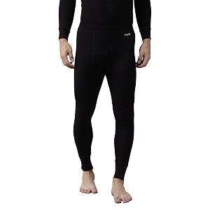 almo - mens thermal inner bottom  winter innerwear for men  body warmer light weight  colour anthra  size l  pack of 2