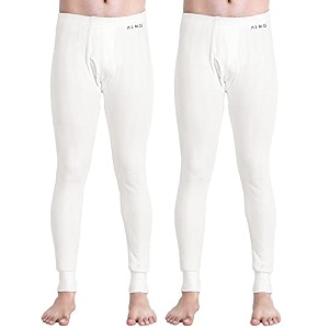 almo - mens thermal inner bottom  winter innerwear for men  body warmer light weight  colour anthra  size l  pack of 2