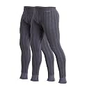 ALMO - Mens Thermal Inner Bottom | Winter Innerwear for Men | Body Warmer, Light Weight | Colour Anthra | Size L | Pack of 2