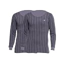 ALMO - Mens Thermal Inner Top | Winter Innerwear for Men | Pullover Sweater Full Sleeves | Body Warmer, Light Weight, Low Neck | Colour White | Size L