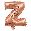 Copper Gold Letter Balloons for Decoration, Alphabets &amp; Numbers for Party (Letter Z)