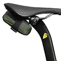 ALMSTHRE Compact Bike Saddle Bag – Hunter Green | 0.3L Bike Seat Bag (3" x 4.25" x 1.25") | Water-Resistant Ripstop, Waterproof Zipper, Internal Pocket | Durable Under Seat Storage