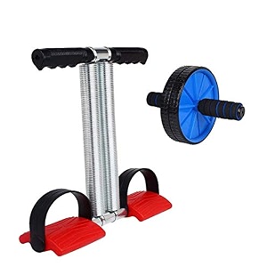 aln 4 in 1 ab tummy trimmer with ab wheel roller combo core abdominal workout weight loss trimmer-abs exerciser-body toner for men amp womenrandom color