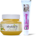 Alna Care Alnalite-G Aloe vera Face Gel Cooling Soothing Gel Skin With Tecotop anti scars cream | Skin care combo (2 Items in the set)