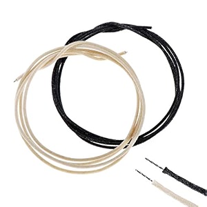 alnicov 33 feet pre-tinned guitar wire 22awg -22ga cloth-covered push back vintage-style guitar wire