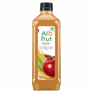 alo frut apple aloevera chunks amp juice 300mlpack of 24 - 1 case  fruit juice mai aloevera chunks  healthy hai isme aloevera hai  ready to serve drink