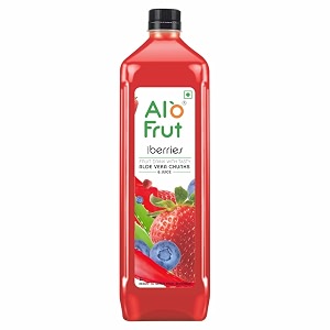 alo frut berries aloevera chunks amp juice 1 ltr pack of 12 - 1 case  fruit juice mai aloevera chunks  healthy hai isme aloevera hai  ready to serve drink
