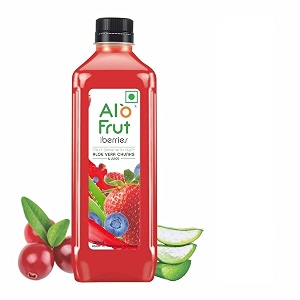 alo frut berries fruit drink with tasty aloevera chunks amp juice 150 ml - pack of 60goodness of fruits and aloevera ready-to-serve fruit juice berries juice