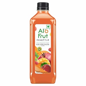 alo frut mixed fruit aloevera chunks amp juice 200mlpack of 48 - 1 case  fruit juice mai aloevera chunks  healthy hai isme aloevera hai  ready to serve drink