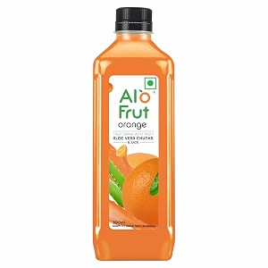 alo frut orange aloevera chunks amp juice 300mlpack of 24 - 1 case  fruit juice mai aloevera chunks  healthy hai isme aloevera hai  ready to serve drink