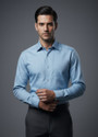 Alocea Men Checkered Formal Blue Shirt