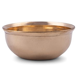 alodie - brass bowls for pooja - perfect for prasadam bowls pooja experience with exquisite peetal ke bartan brass utensils - kanse ki katori - dessert brass bowl bati for home 41 x 17 inches 1