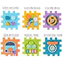 Alokik Enterprise 6-in-1 Activity Cube Learning Activity Center Play Square with Musical Toys Multi Purpose Educational Toys for Kids 18 Months and Up(Activity Cube)