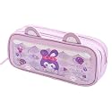 Alokik Enterprise Cololo Pencil Case Double Layer EVA Cute Pencil Case Aesthetic Pencil Case for Girls Large Capacity Pen Pencil Pouch Multifunctional Stationery Organizer for School