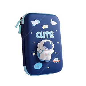 alokik enterprise cute big cartoon theme plastic pencil case-3d eva pencil case pouch multipurpose zipper pencil case for kids pen amp pencil bag for school kids stationery storage box multicolor