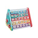 Alokik Enterprise Multi Function Learning Shelf | Educational Toy Kit for Kids |Triangle Toys - Alphabet Blocks Abacus Clock - Activity Cube for Toddlers 5 in 1- Activity Toys for Babies Montessori