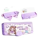 Alokik Enterprise Multifunctional Magic World Compass Box for Girls, Kids Pencil Box for Boys &amp; Girls, Magnetic Lock Compass Box for Boys Girl Theme Return Gifts for Kids