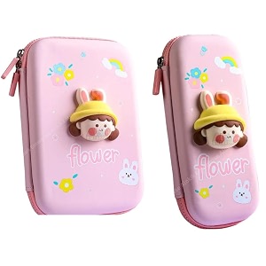 alokik enterprise plastic flower small amp big cartoon theme pencil case3d pencil case pouchmultipurpose zipper pencil case for kidspen amp pencil bag for kidsgirlsstationery storage box-multicolor