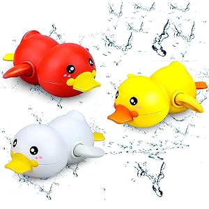 alokik enterprise wind up swimming tortoise bath toy  toddlers swimming floating playing toy in bathroom beach pool  colorful water toys for girls amp boys - multicolor tortoise set of 2