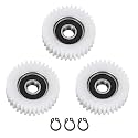 Alomejor 3PCS 36 Teeths Gear Professional Nylon Outer Diameter 38mm Electric Vehicle Gear Electric Replacement Part