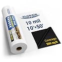 ALORAIR 10 mil Crawl Space Vapor Barrier 10' x 50' Plastic Sheeting