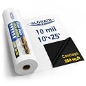 ALORAIR 10 mil Crawl Space Vapor Barrier 10' x 25' Plastic Sheeting