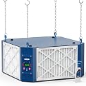ALORAIR 360 Degree Intake Air Filtration System Woodworking - (1050/1350 CFM) with Strong Vortex Fan, Hanging Mode for Garage Works Shop, Shop Dust Collectors, Purecare 1350