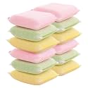 ALOUD CREATIONS Active Mesh Scrubber Pad | Foam Sponge | Scratch Proof Scrubber with Stain Splitter Net | Pack of 12