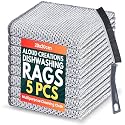 ALOUD CREATIONS Active Mesh Scrubber Pad | Foam Sponge | Scratch Proof Scrubber with Stain Splitter Net | Pack of 12