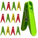 ALOUD CREATIONS 48 pc Ultra Strong Cloth Clips for Drying Clothes | Clothes Clips for Drying | Clips for Clothes Drying, Hanging, and Organizing | Cloth Pin | Chimti | Cloth Pegs to Hang Clothes