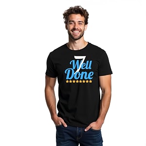 ALOVA Modern Mens Round Neck Cotton T-Shirt